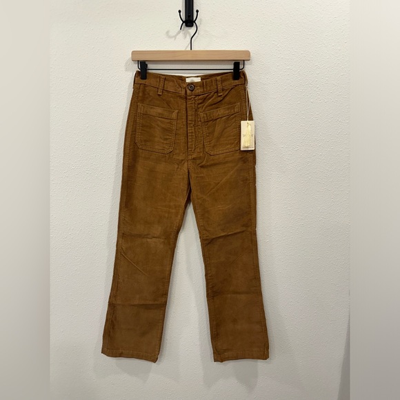 DÔEN BNWT Maritime Pant in Pecan Corduroy - US 25 - Picture 5 of 13